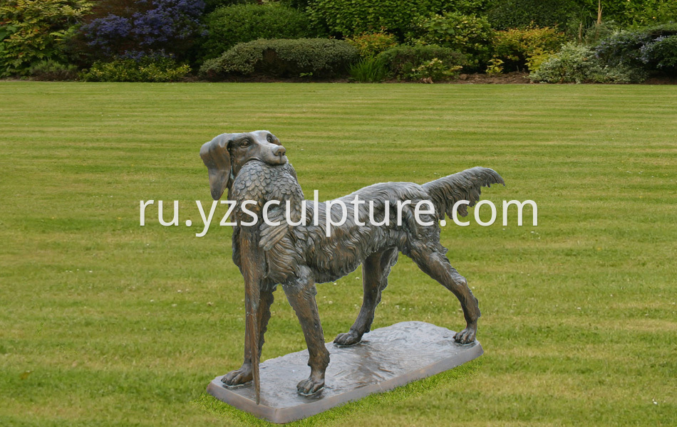 Classical-Bronze-Statues-Garden-rnaments-hunting-dog